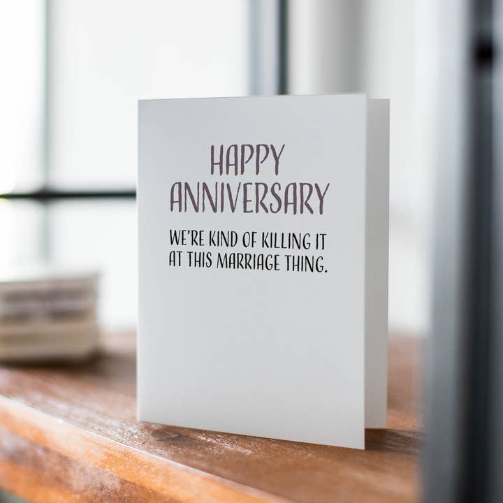 Modern Wit - Wholesale Anniversary Card - Anniversary Card • Funny Anniversary Cards • LV0042