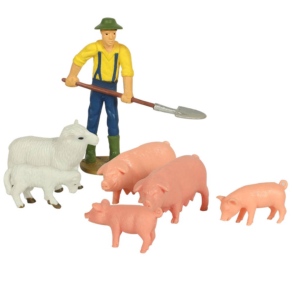 Starlux - Wholesale Toy Car/Truck - Kids - Complete Farm Set + Tractor + Silo + Animals - 8022443