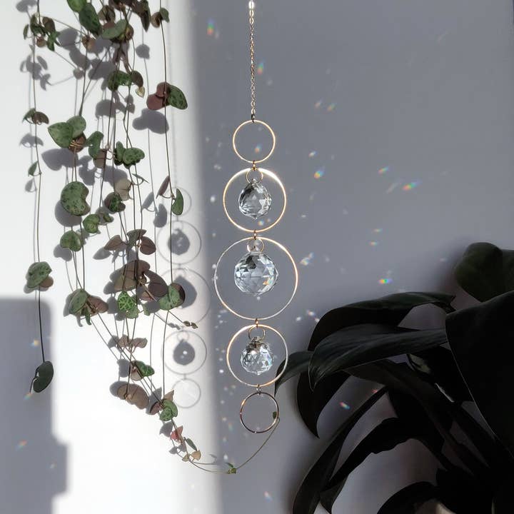 Atelier Intuitive - Wholesale Suncatcher - CONSTELLATION • Brass & glass crystal suncatcher2