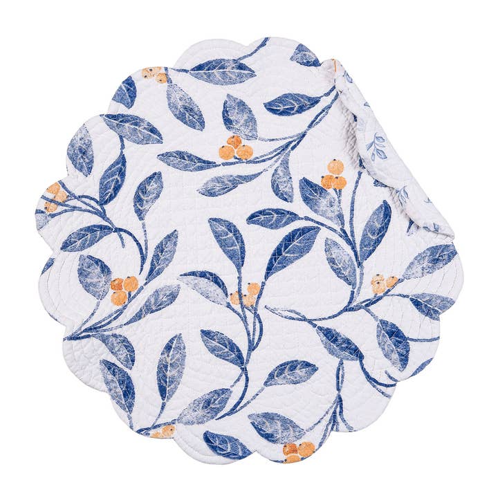 Laurelwood Botanical Round Placemat for wholesale by C&F Home