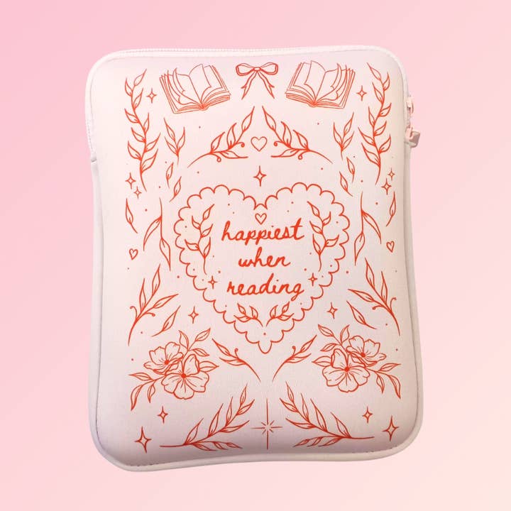 Le plus heureux en lisant la jaquette d'un livre. pour la vente par Romantasy Designs