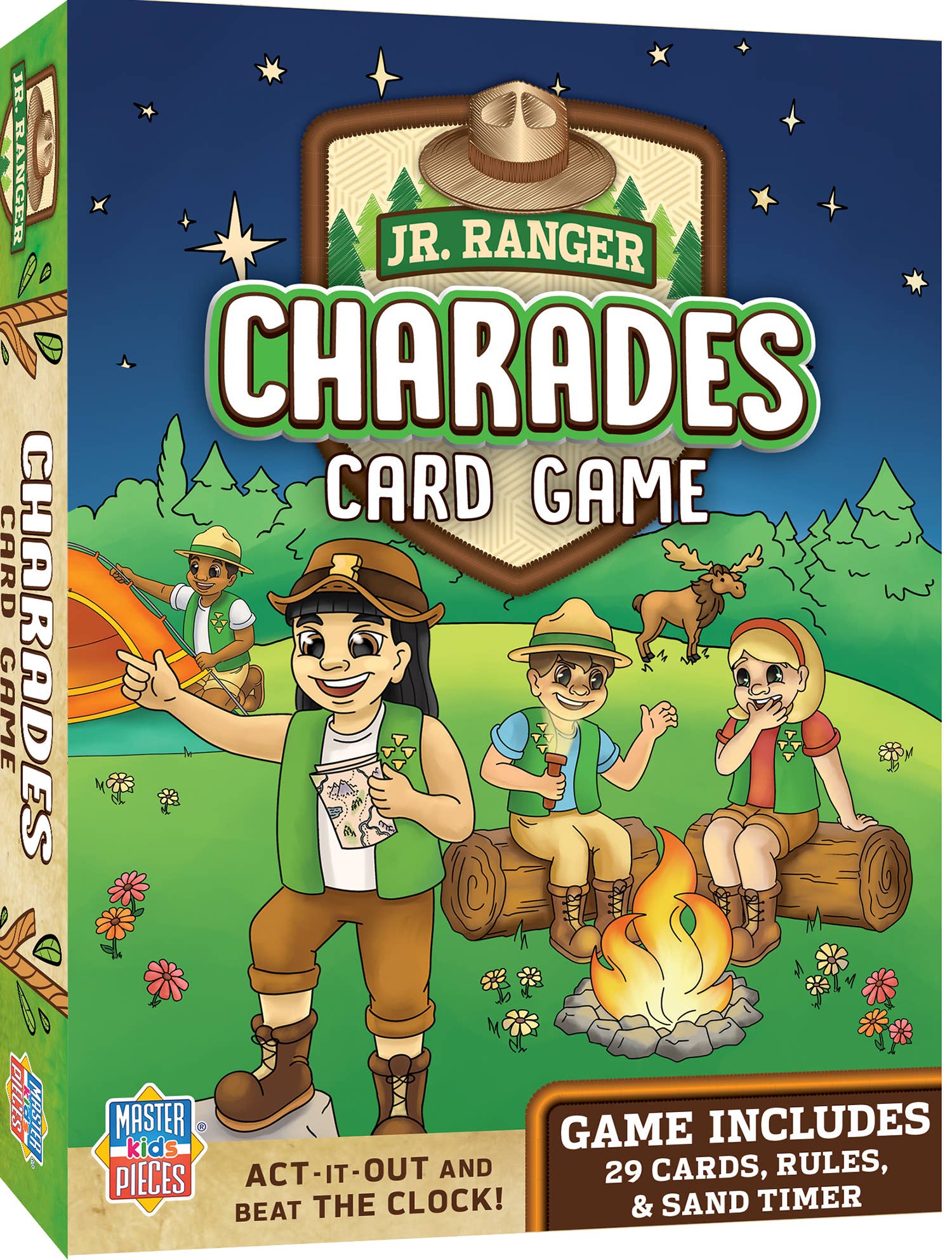 Masterpieces Puzzles - Wholesale Card Game - Jr. Ranger Charades Card Game0