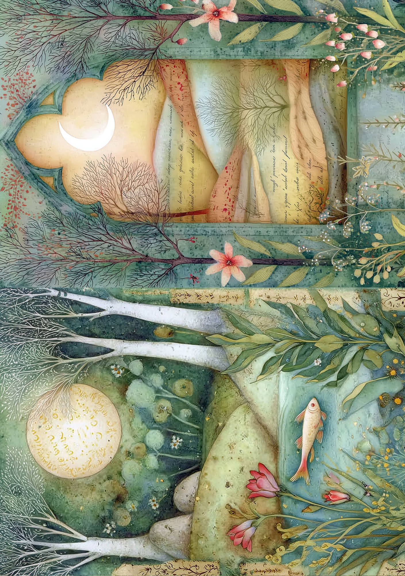 Fripperies - Wholesale Stationery/Notecard Set - Ostara | Journal Paperpack Fripperies2