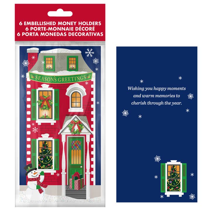 Clip Strip - 6CT Embellished Money Holders Traditional for wholesale by Papercraft