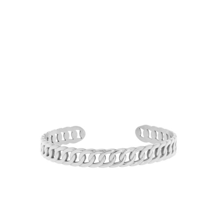 curb link chain cuff bracelet for wholesale by Marlyn Schiff