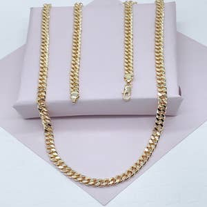 10 Feet Stainless Steel Cuban Chain Bulk Wholesale Curb Link Chain for Men  or Women Jewelry Making