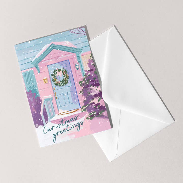 Magical Christmas Greetings Card | Holiday Seasonal for wholesale by Feel Good Supplies