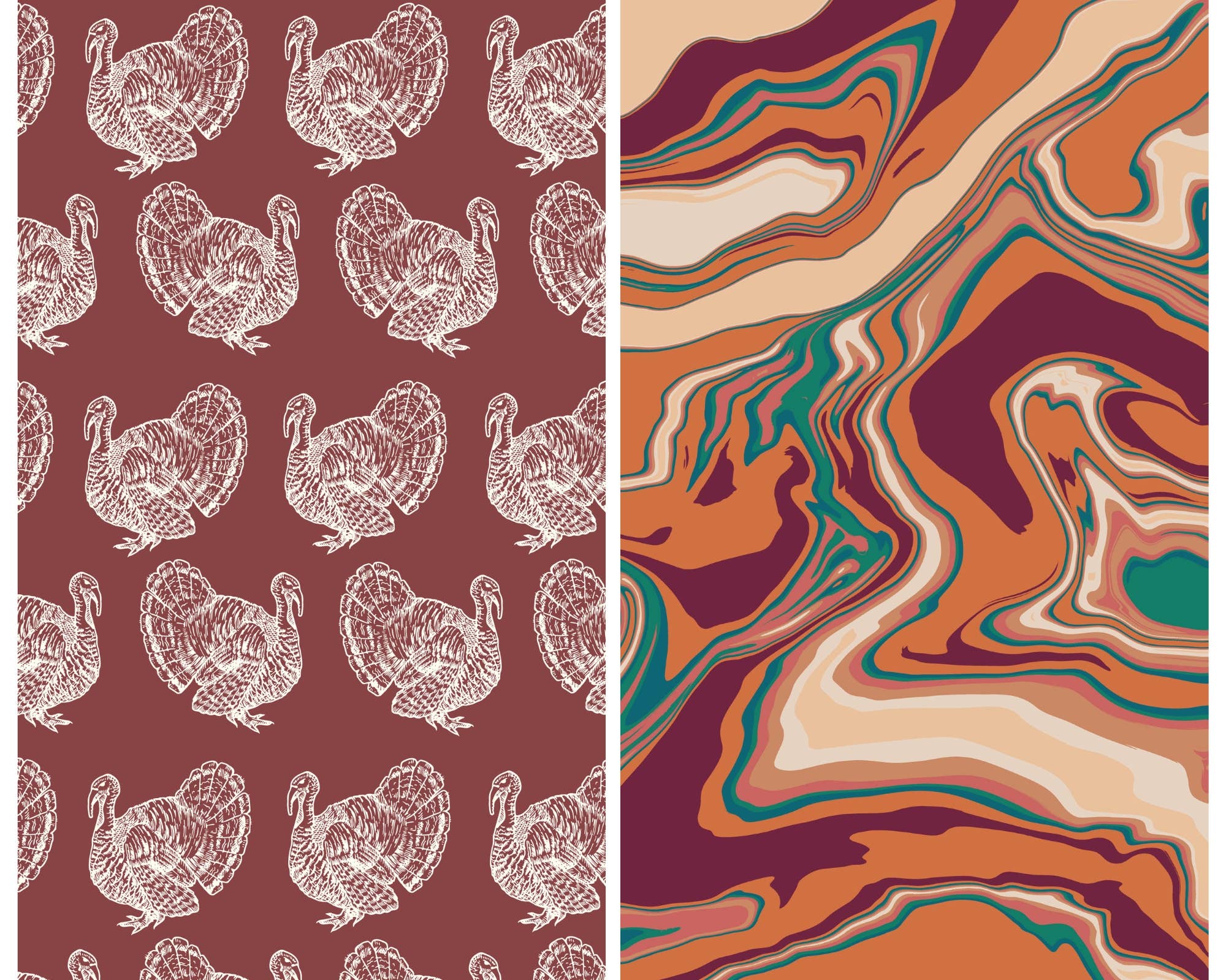 Buzzee – toalha de cozinha por atacado – Fall and Thanksgiving - Toalhas Dual Face4