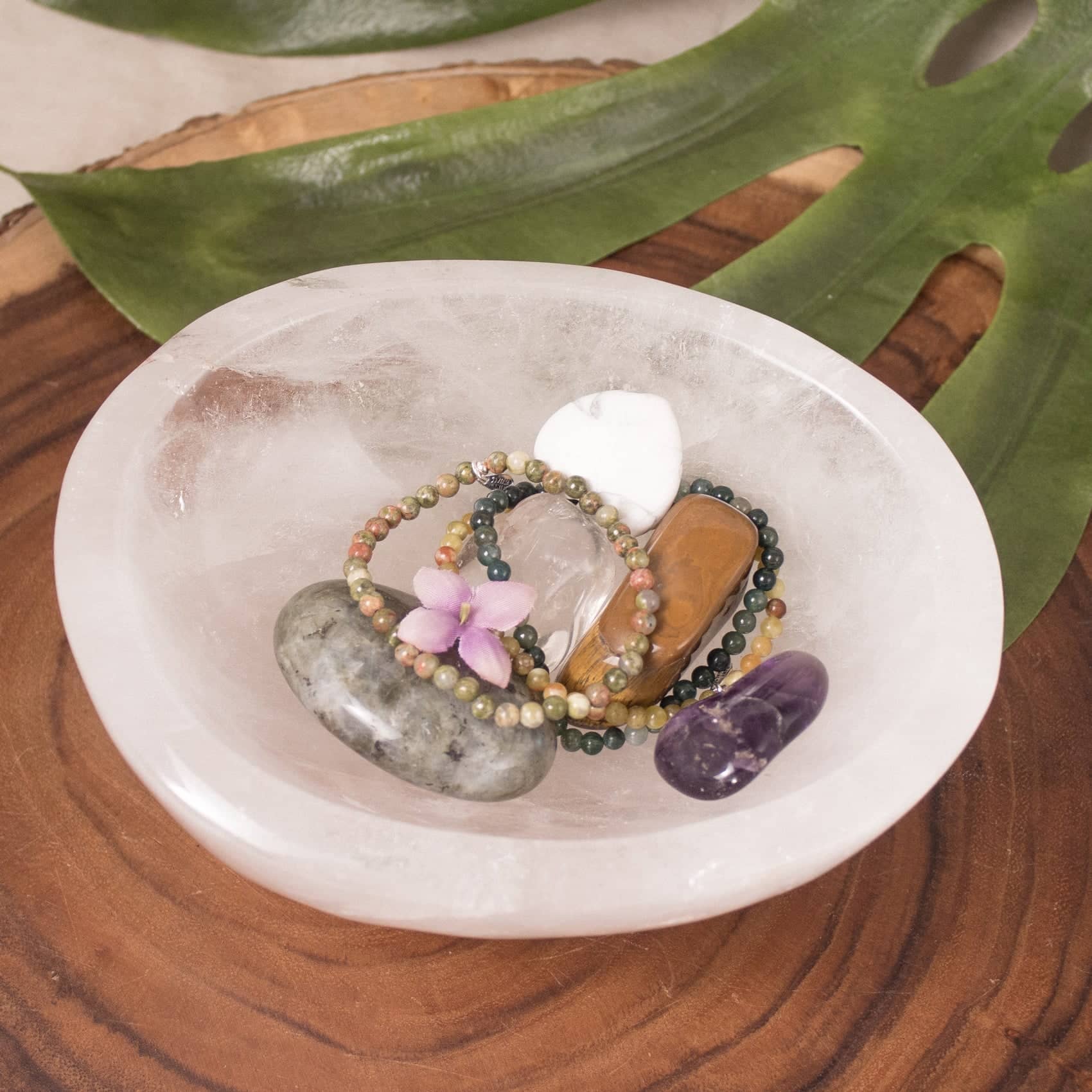 Tiny Rituals - Wholesale Decorative Plate/Dish/Bowl - Rare Clear Quartz Crystal Bowls - Large - 1 of a Kind10