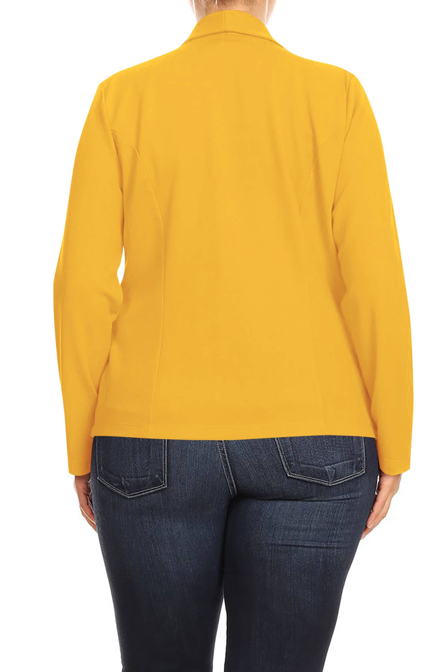 MOA COLLECTION - Wholesale Blazer - Women's - Plus Size Casual Open Front Office Work Wear Blazer Jacket42