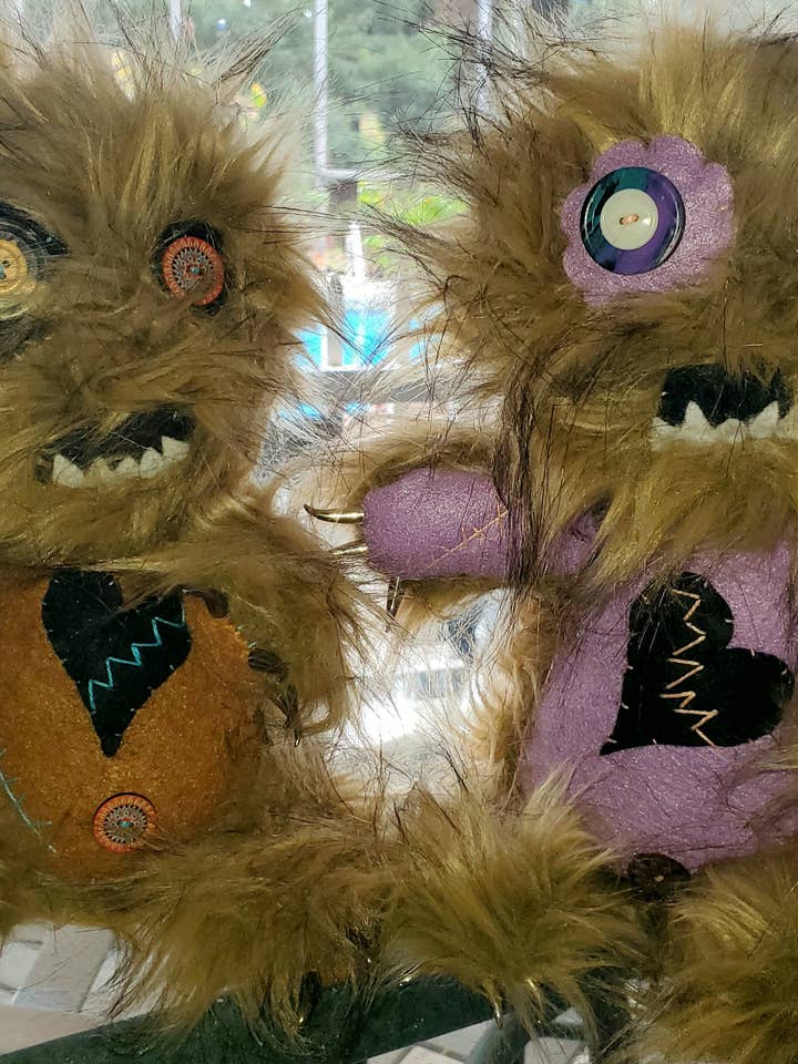 Bambola Poppet Magica Mostro Fatta a Mano Hoodoo Voodoo inquietante per la vendita all'ingrosso da parte di The Clairity Room