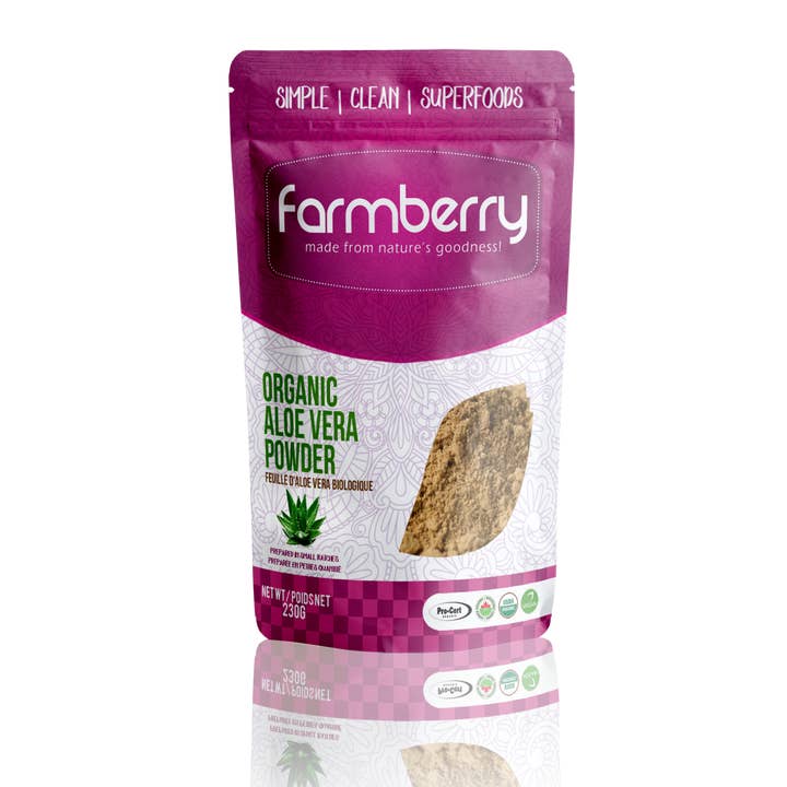 Farmberry ekologisk Aloe Vera Pulver 100g för wholesale av Farmberry