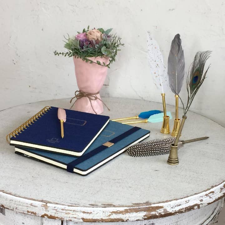 Time Concept - Wholesale Pen - Quill Ballpoint Pen & Stand
