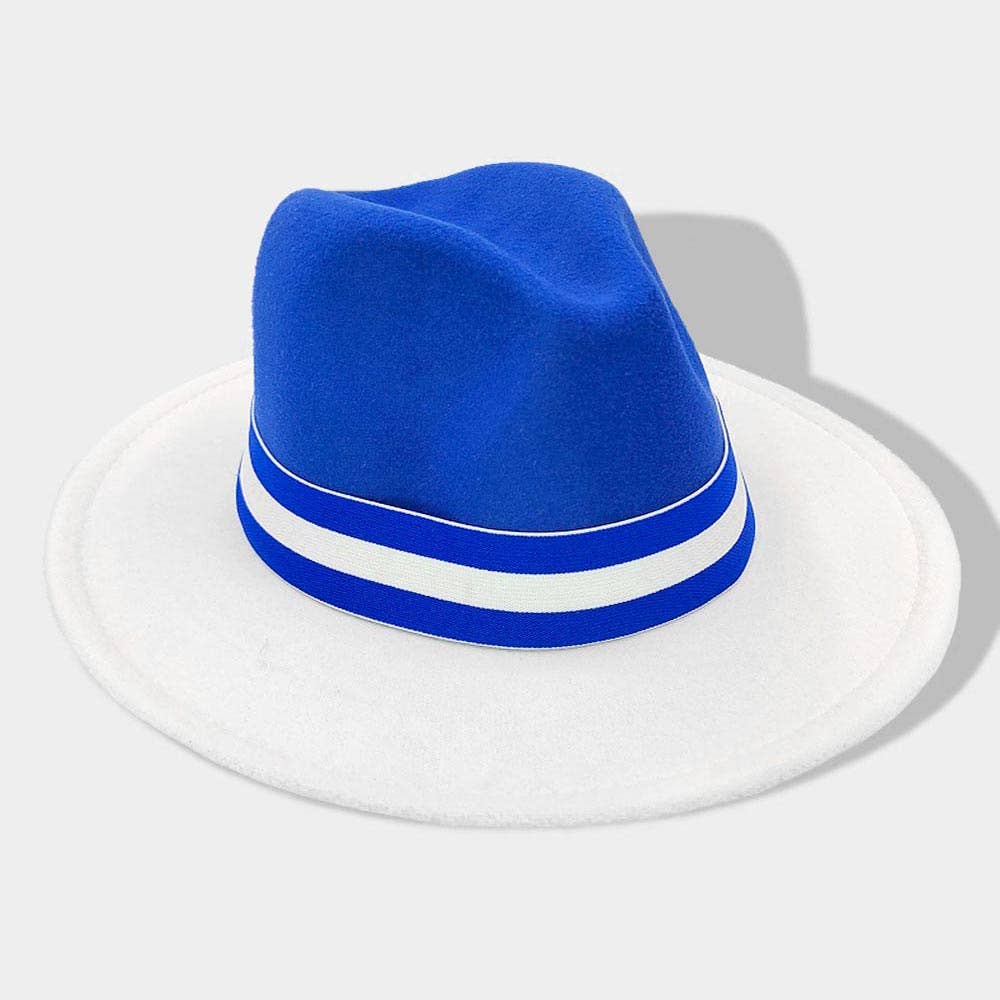 Sensibling Corp. - Wholesale Fedora - Women's - Color Blocked Fedora Hat2
