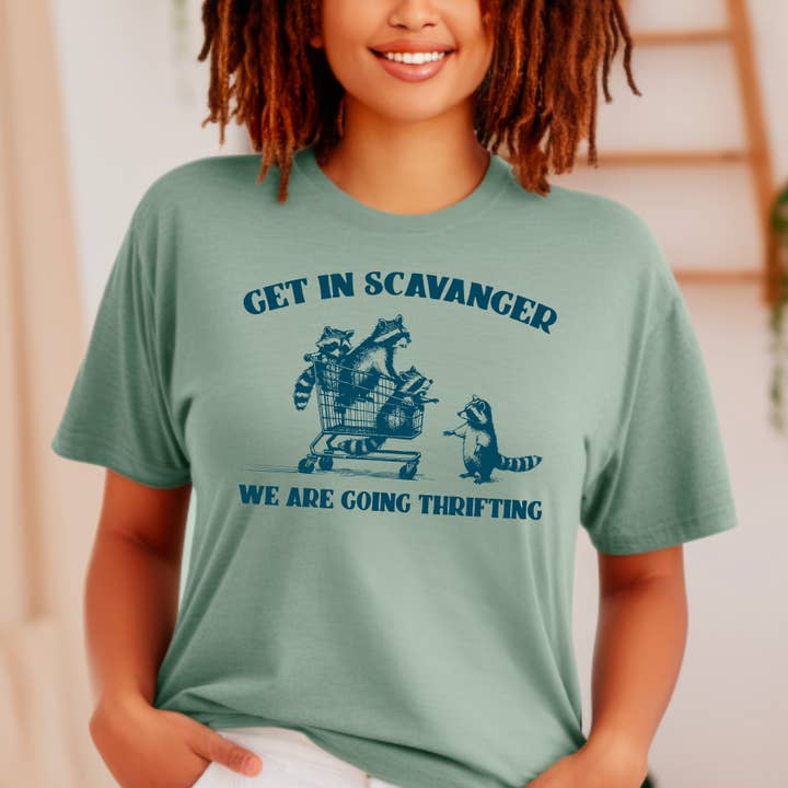 Camiseta Gráfica de Segunda Mão por atacado de Tiny Sparrow Designs