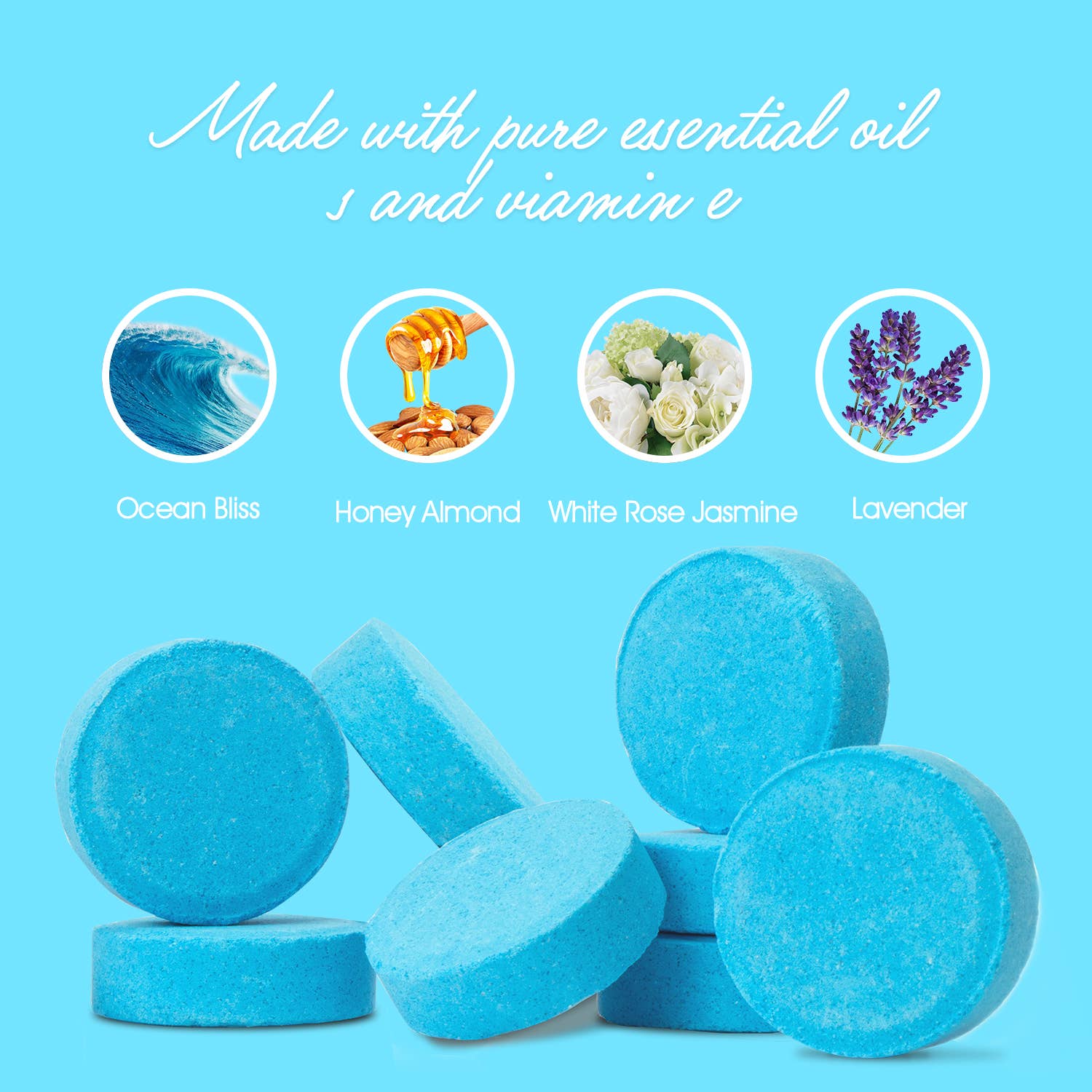 Lovery – wholesale Shower steamer/bomb – Shower Steamers Aromatherapy, 8 Essential Oil Bath Bombs1