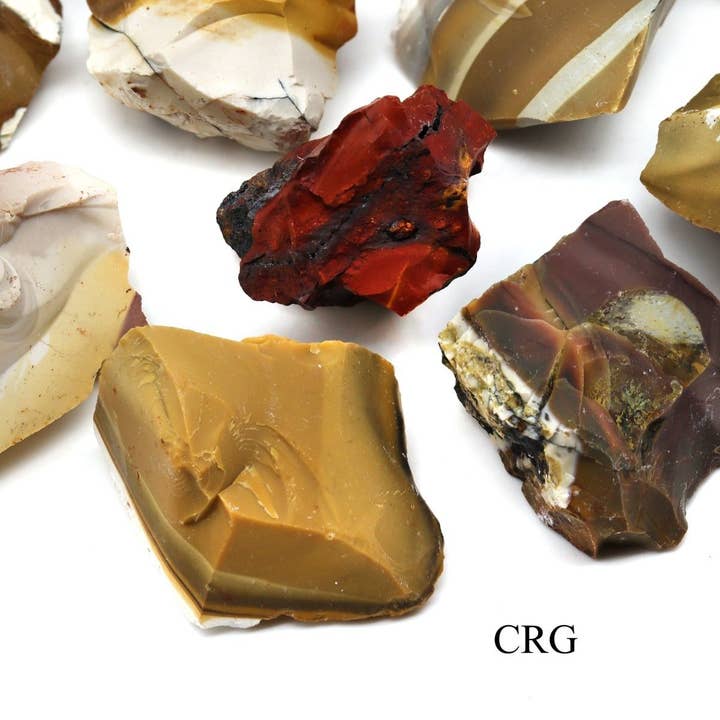 Mookaite Rough (Size 1 to 2 Inches) Bulk Wholesale Raw Crystals Minerals Gemstones for wholesale by Crystal River Gems LLC