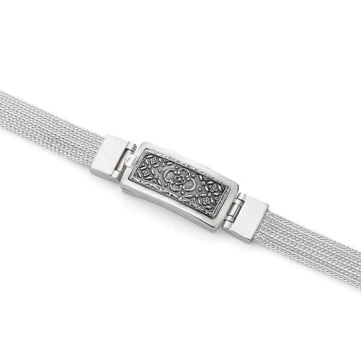 Arabesque Rectangular Locket Bracelet for wholesale by Anatoli Jewelry