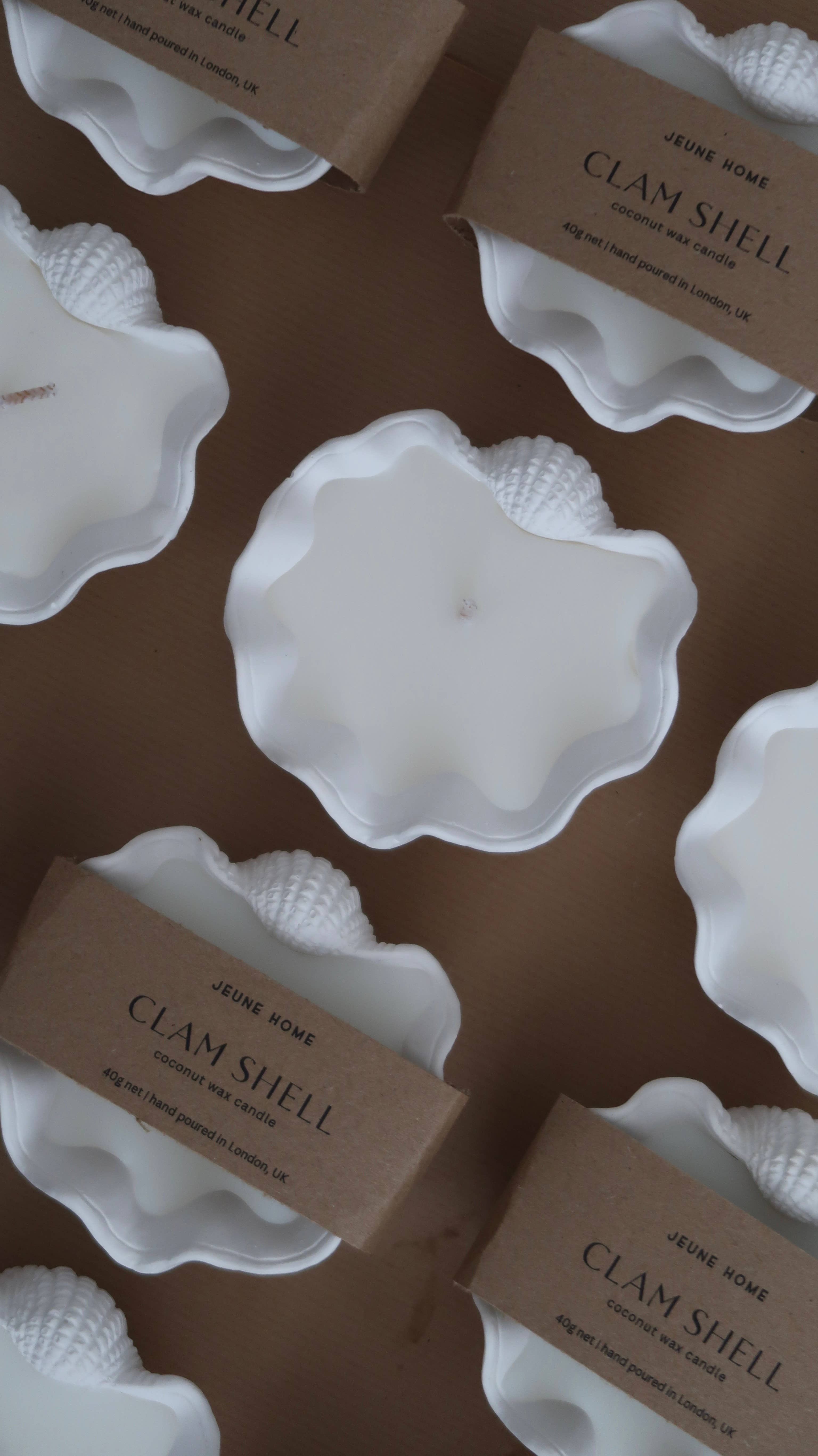 Jeune Home - Wholesale Jar/Filled Candle - Mini clam shell - custom scented candle | Summer candle 11