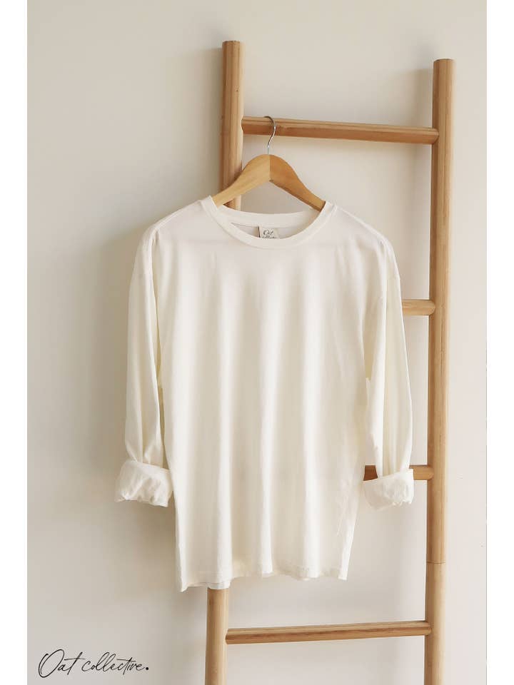 OAT COLLECTIVE - Wholesale T-Shirt - Women's - PREMIUM BASIC Mineral Washed Long Sleeve9