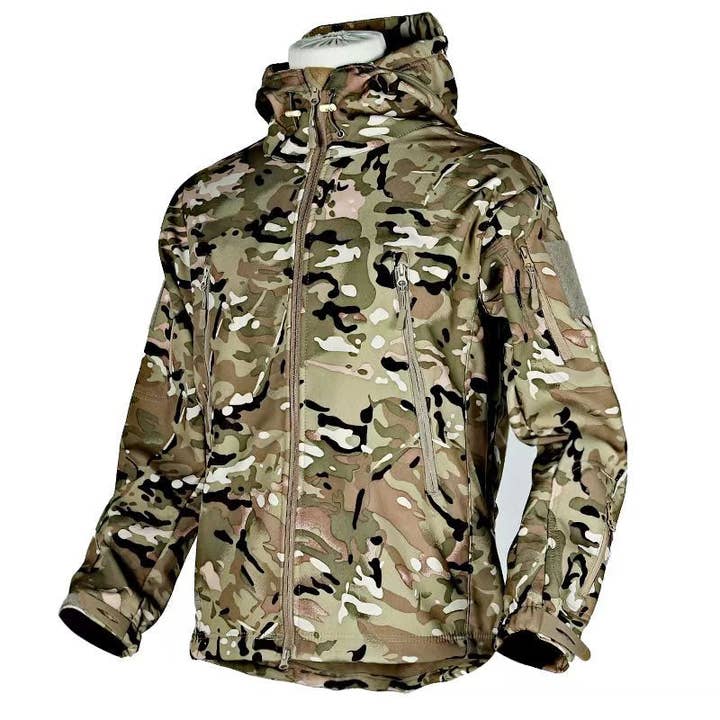 Ecovear - Wholesale Jacket – Men's - Tactical Shark Skin Outdoor Soft Shell Jacket17