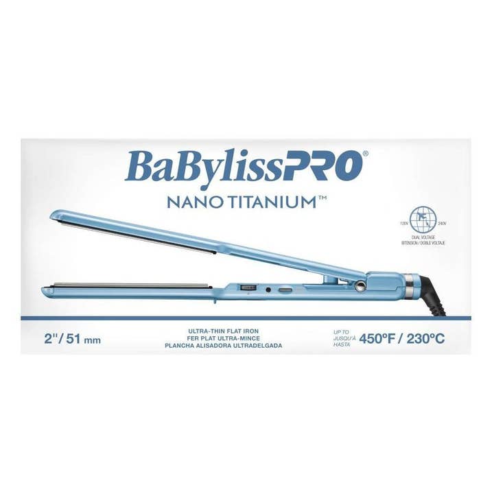 Babylisspro Nano Titanium Ultra-Dünnes Glätteisen 2 Zoll für den Großhandel von Cobeauty Supply