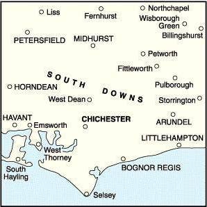 Map Marketing Limited – wholesale Map – Chichester The South Downs Landranger Map - Ordnance Survey