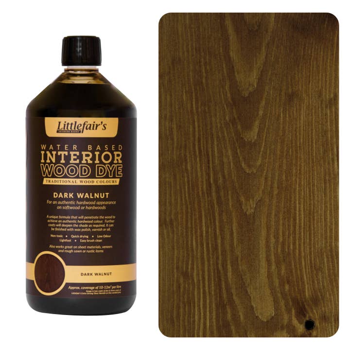 Littlefairs Wood Finishing Products Ltd - Wholesale Furniture Wax/Paint - Wood Stain Water-based - Dark Walnut4