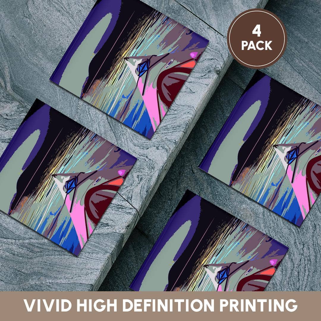 3dRose – wholesale Coasters – 3dRose, Cool fun Artsy Kayaking Art Design with Kayak boat on the Water, Coaster5