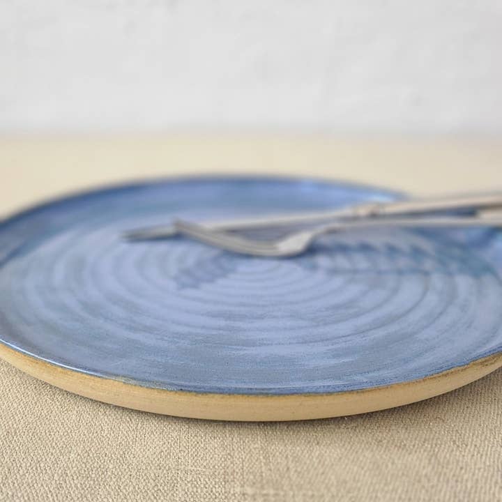 Malachite Blue Classic Dinner Plate for wholesale by Katie L Thompson Designs