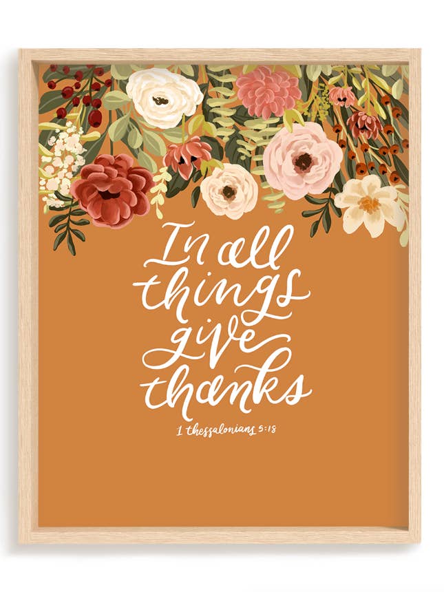 Give Thanks Print for wholesale by Loveall Design Co.