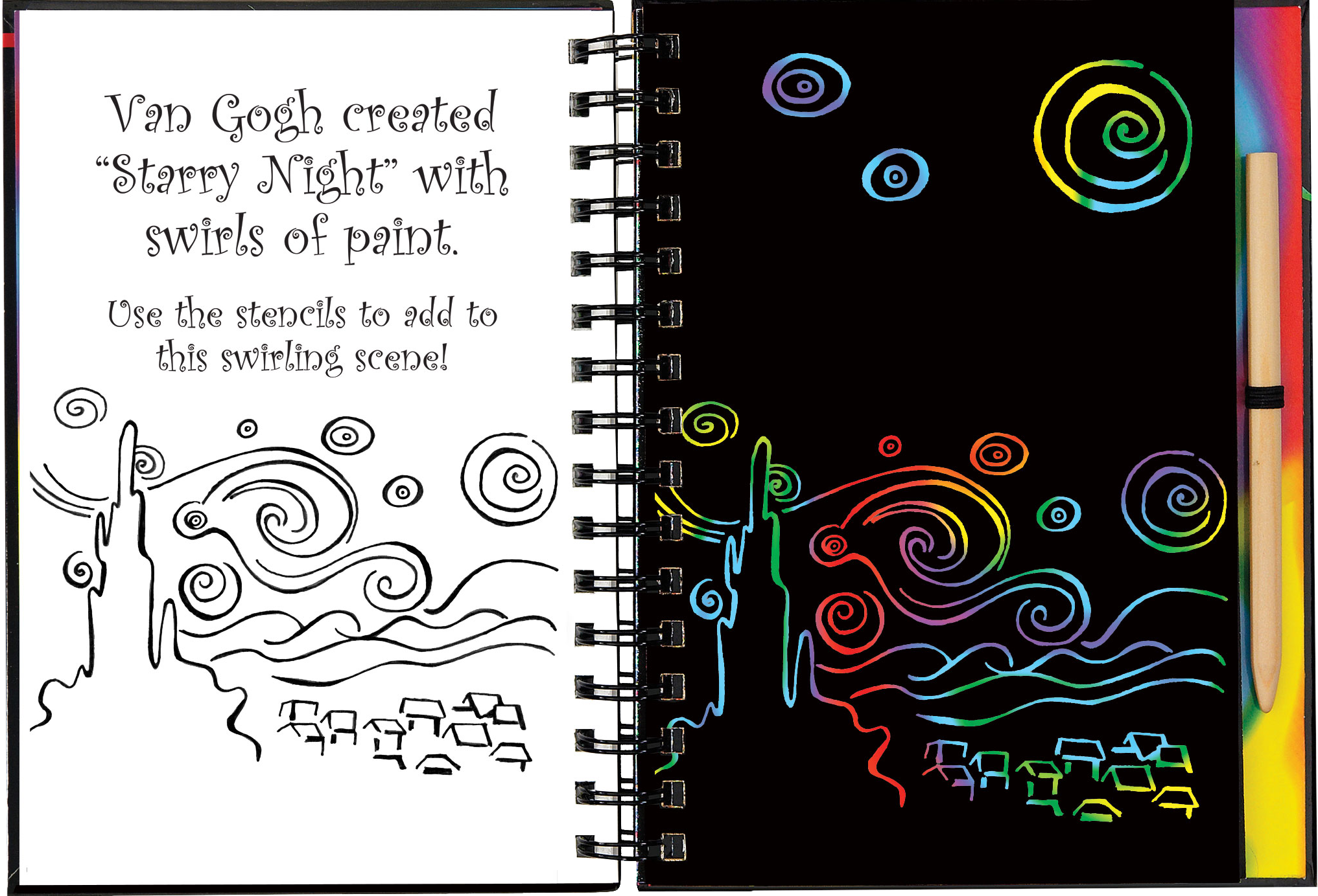 Peter Pauper Press - Wholesale Sketchbook/Sketchpad - Super Scratch and Sketch1