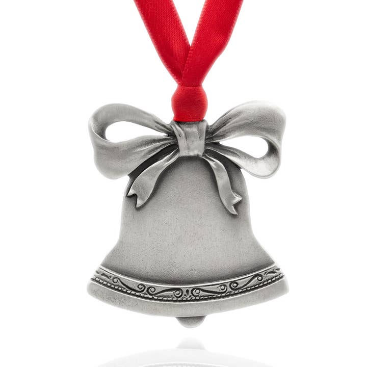 Äkta tennklocka bröllops- eller julprydnad för wholesale av Gloria Duchin