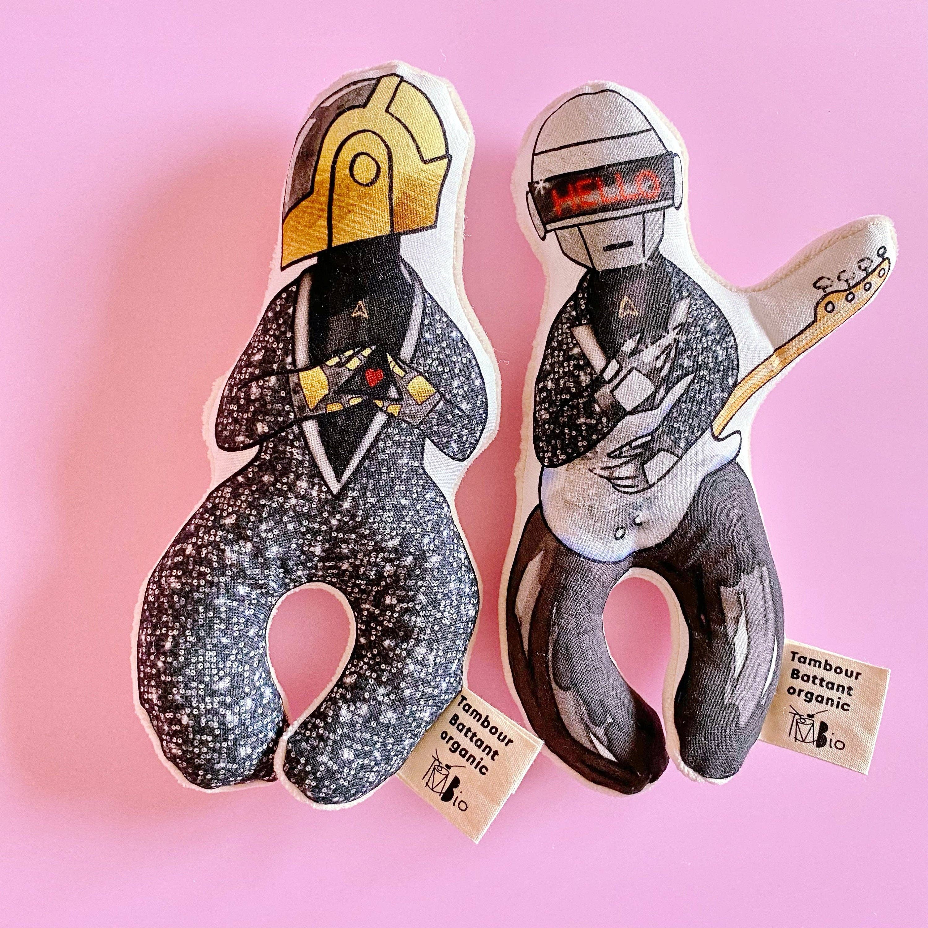 Tambour Battant – Großhandel Handrassel – Baby – Weiches Baby-Rassel Punk #12