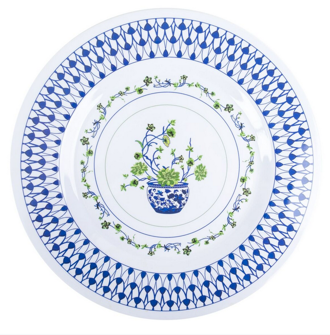 The Enchanted Home - Wholesale Dinnerware Set - Floral Cache Pot Melamine Dinnerware Collection3