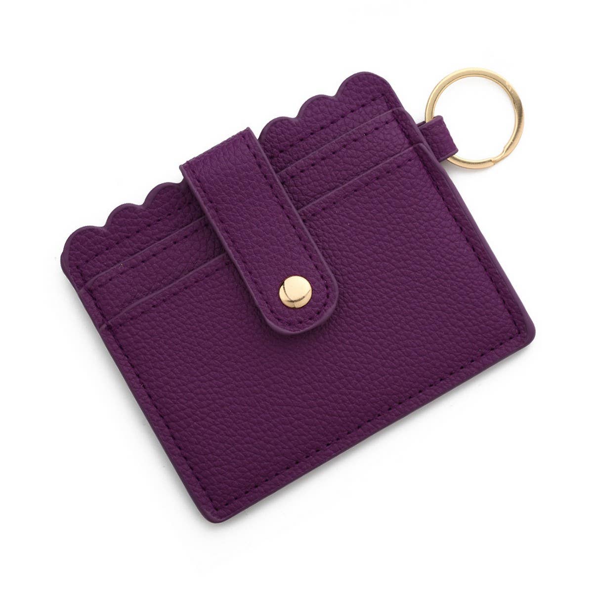ACCITY - Wholesale Card Holder - Women's - Multi-Card PU Wallet with Keychain & Coin Pocket_CWAB493712