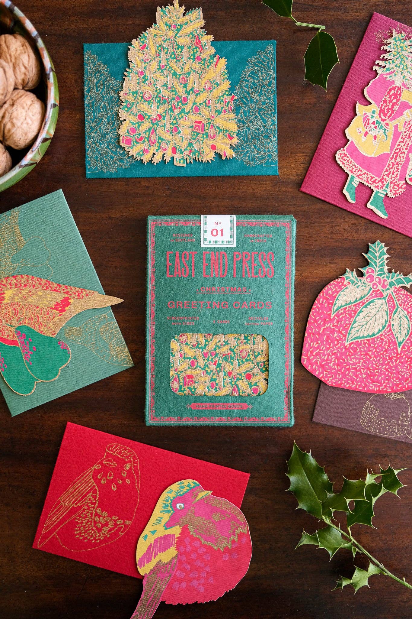 East End Press – wholesale Christmas card – UK/EU: Christmas Card Pack24