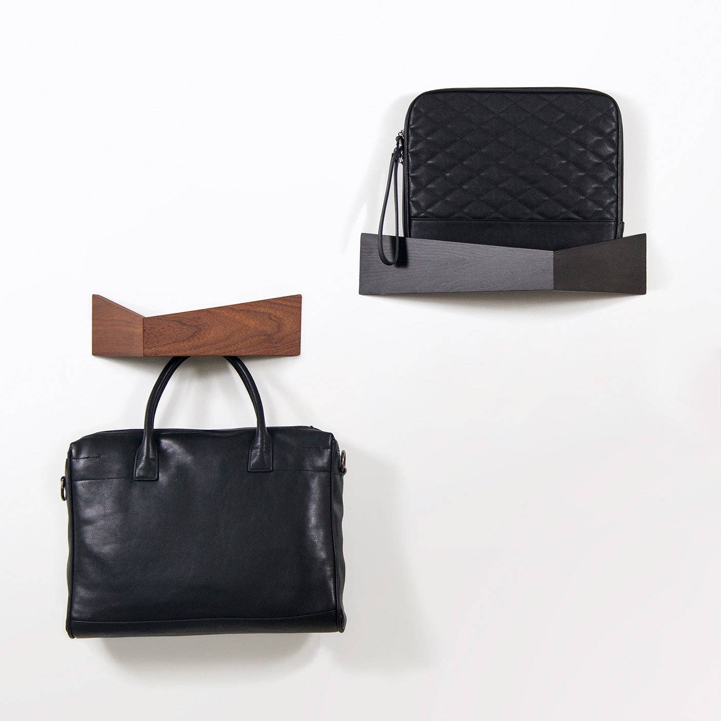 Woodendot - Venta al por mayor Estante de pared - Estantería de pared Pelican · Nogal pequeño4