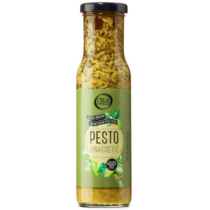 Pesto Vinaigrette 250ml/8.45fl oz for wholesale by Oil & Vinegar