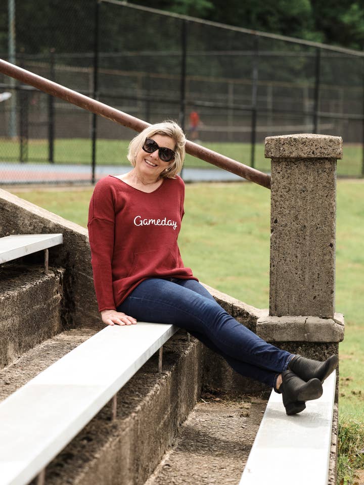 Top It Off - Wholesale Tunic Sweater - Women's - Willow Gameday Sweater - Multi Sport & Pocket - Fall 20258