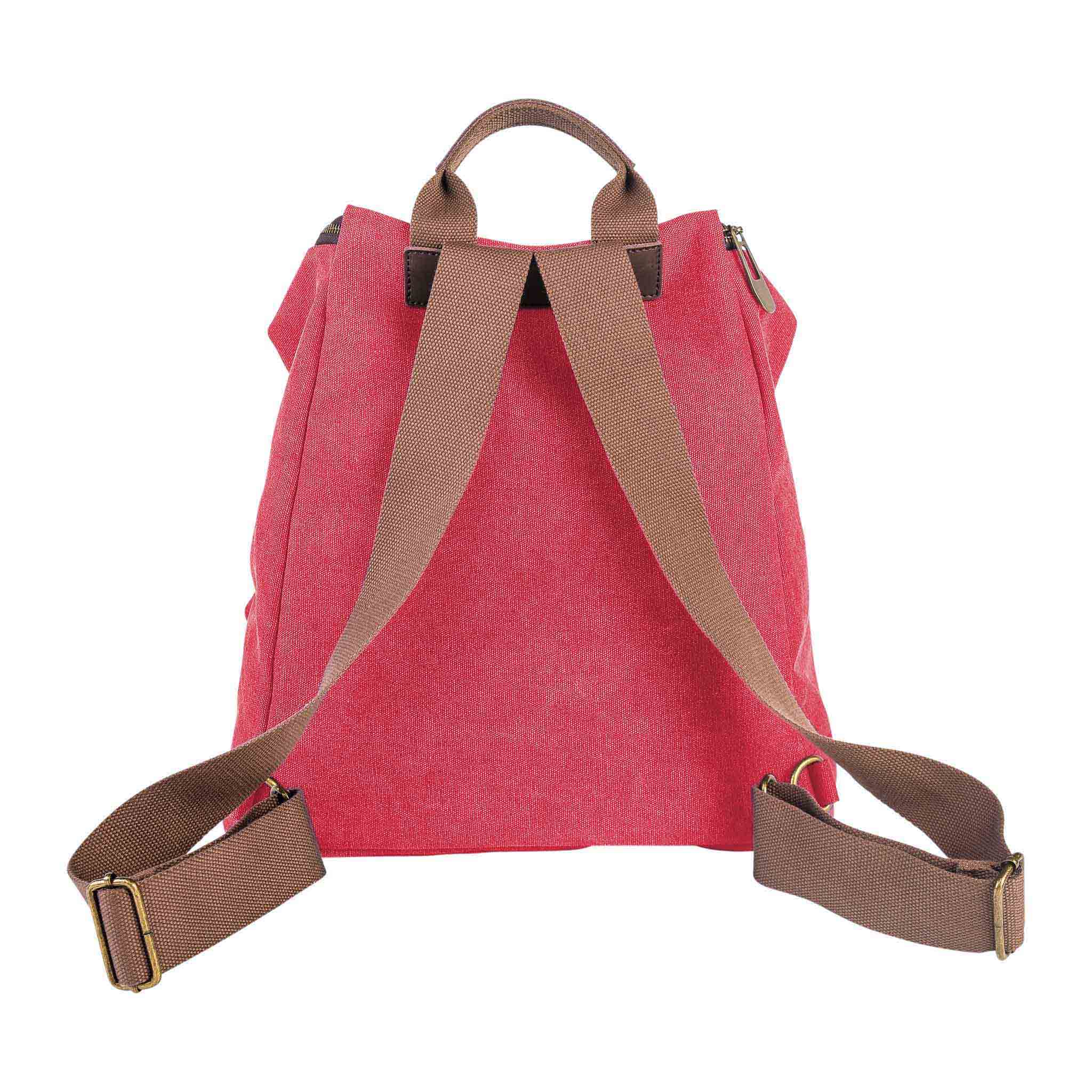 ZEDE PARIS - Wholesale Backpack - Women's - SAINT-PAUL - Canvas and leather backpack91