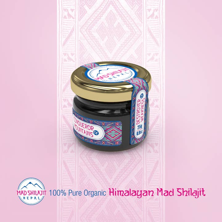 Mad Honey Nepal - Wholesale Oral Supplement/Vitamin - Mad Shilajit 25g6