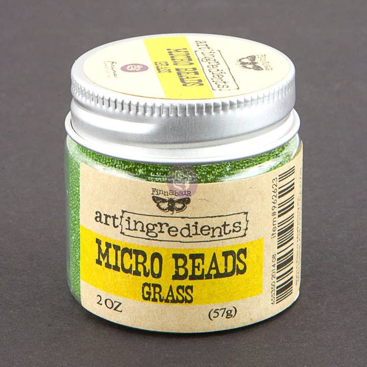 Art Ingredients Micro Beads Grass 57g 655350962623 for wholesale by Art Philosophy
