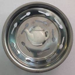 White Teapot Kitchen Strainer for wholesale by Linda Lou