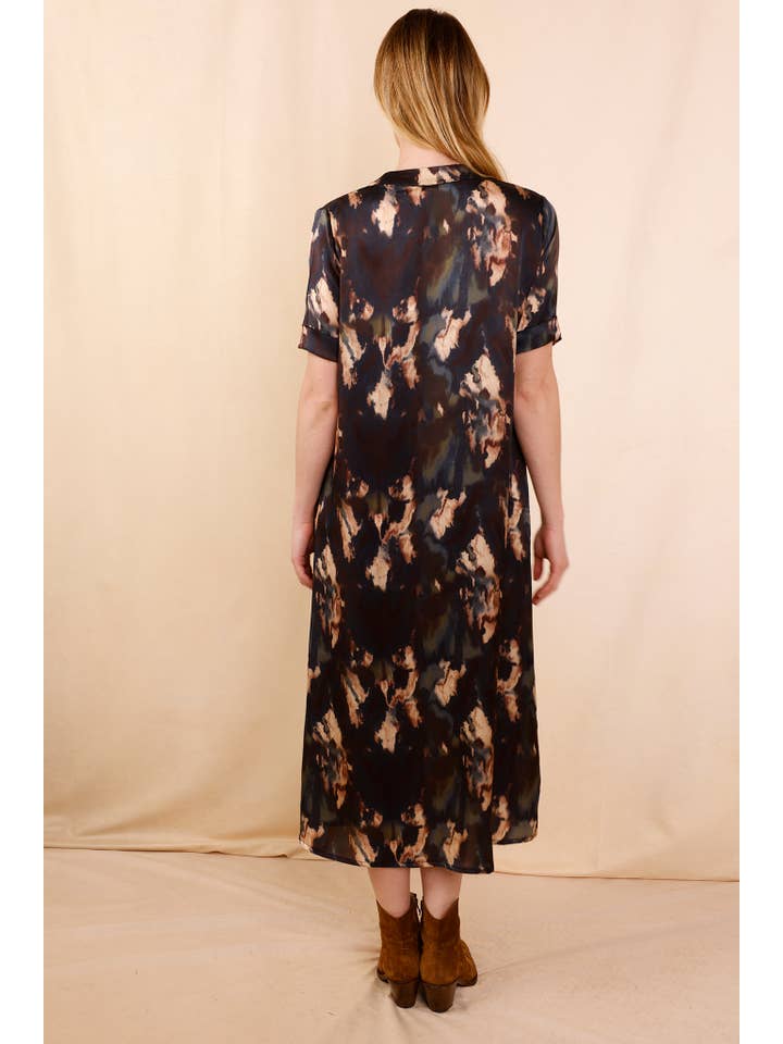 Hortence - Wholesale Dress - Women's - TADASANA MULTICOLORS 100% SILK DRESS1