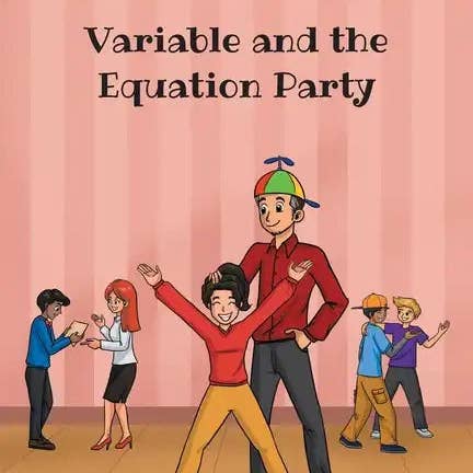 Books by splitShops - Wholesale Education - Variable and the Equation Party - Paperback