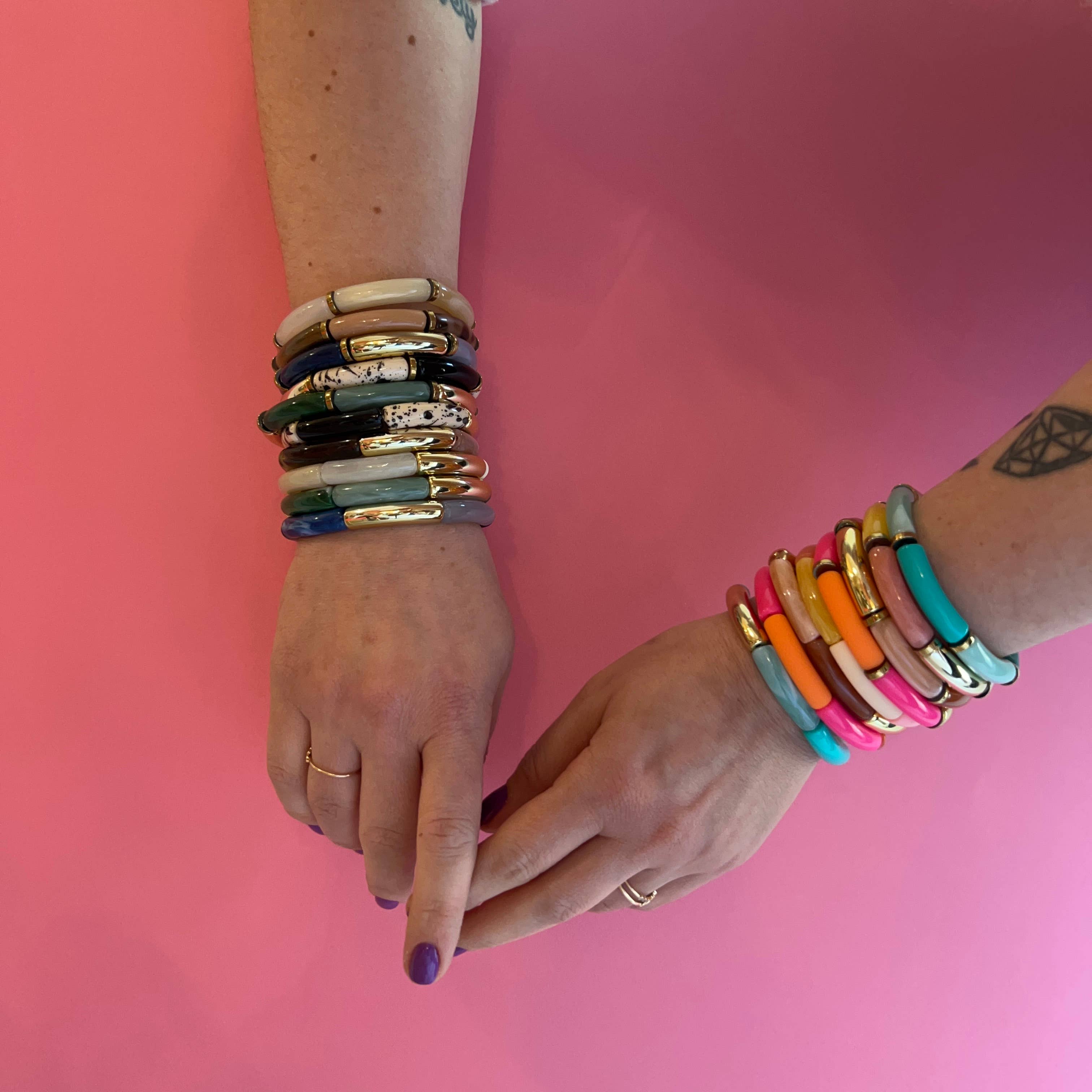 Mamie dans les orties - Wholesale Beaded Bracelet - DIY jewelry kit: Ice cream bangle bracelet4