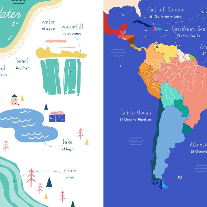 Bushel & Peck Books - Wholesale Boek - Kinderen - Mijn eerste boek Spaans (kinderboek)