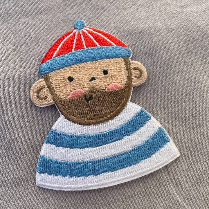 Remendo de ferro marinheiro – Emblema para crianças por atacado de Hannahs Firlefanz