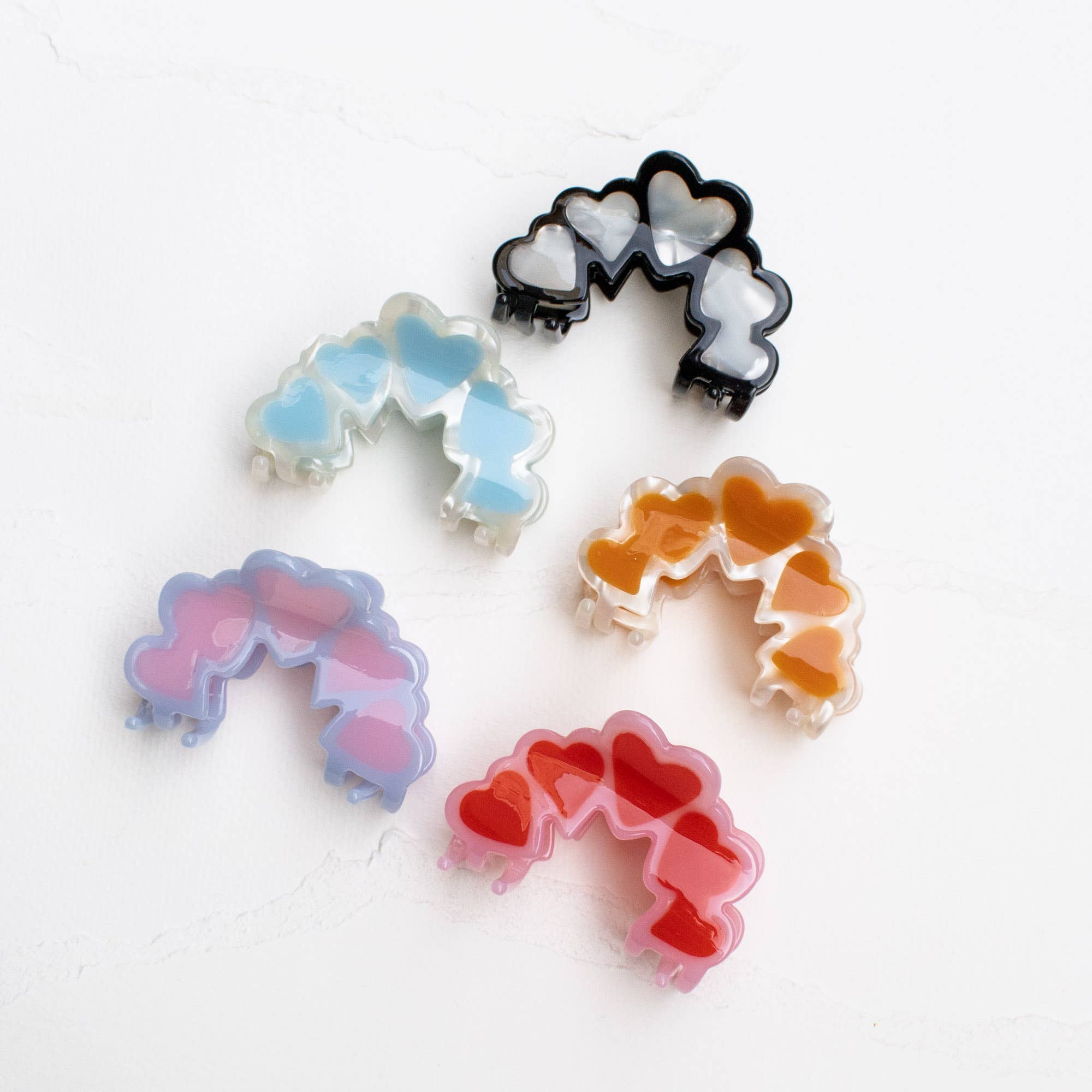 Tiepology – Großhandel Haarclip – Damen – Eco Haarclip mit Bogenform und Herzdesign6